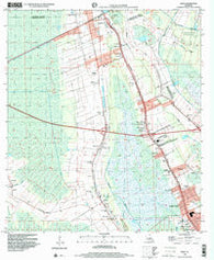 Gray Louisiana Historical topographic map, 1:24000 scale, 7.5 X 7.5 Minute, Year 1998