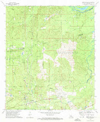 Green Gables Louisiana Historical topographic map, 1:24000 scale, 7.5 X 7.5 Minute, Year 1972