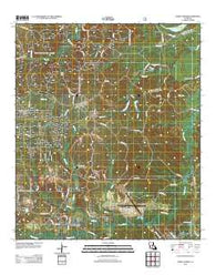 Green Gables Louisiana Historical topographic map, 1:24000 scale, 7.5 X 7.5 Minute, Year 2012