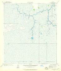 Greens Bayou Louisiana Historical topographic map, 1:24000 scale, 7.5 X 7.5 Minute, Year 1934