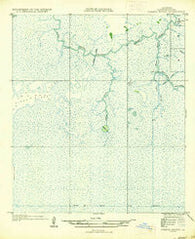 Greens Bayou Louisiana Historical topographic map, 1:31680 scale, 7.5 X 7.5 Minute, Year 1935