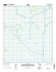 Greens Bayou Louisiana Current topographic map, 1:24000 scale, 7.5 X 7.5 Minute, Year 2015
