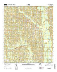 Greensburg Louisiana Current topographic map, 1:24000 scale, 7.5 X 7.5 Minute, Year 2015