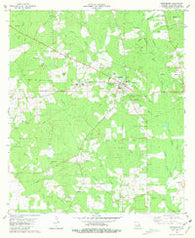 Greensburg Louisiana Historical topographic map, 1:24000 scale, 7.5 X 7.5 Minute, Year 1981