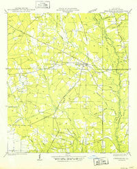 Greensburg Louisiana Historical topographic map, 1:31680 scale, 7.5 X 7.5 Minute, Year 1950