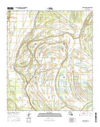 Gretna Green Louisiana Current topographic map, 1:24000 scale, 7.5 X 7.5 Minute, Year 2015