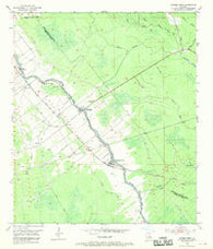 Grosse Tete Louisiana Historical topographic map, 1:24000 scale, 7.5 X 7.5 Minute, Year 1954