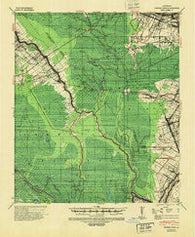 Grosse Tete Louisiana Historical topographic map, 1:62500 scale, 15 X 15 Minute, Year 1940