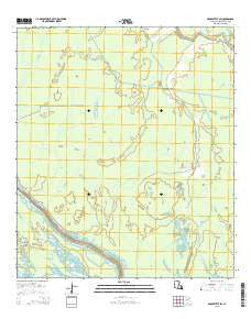 Grosse Tete SW Louisiana Current topographic map, 1:24000 scale, 7.5 X 7.5 Minute, Year 2015
