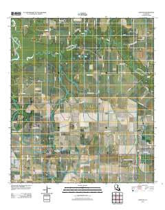 Gueydan Louisiana Historical topographic map, 1:24000 scale, 7.5 X 7.5 Minute, Year 2012