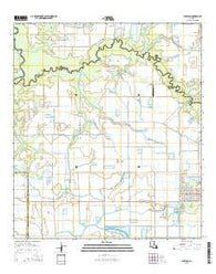 Gueydan Louisiana Current topographic map, 1:24000 scale, 7.5 X 7.5 Minute, Year 2015