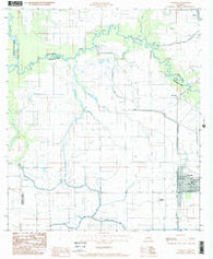 Gueydan Louisiana Historical topographic map, 1:24000 scale, 7.5 X 7.5 Minute, Year 1984