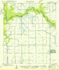 Gueydan Louisiana Historical topographic map, 1:31680 scale, 7.5 X 7.5 Minute, Year 1949