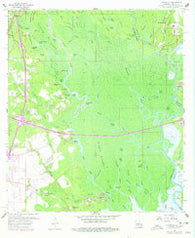 Haaswood Louisiana Historical topographic map, 1:24000 scale, 7.5 X 7.5 Minute, Year 1959