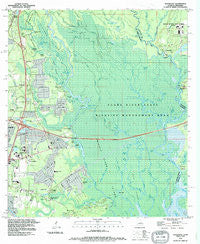 Haaswood Louisiana Historical topographic map, 1:24000 scale, 7.5 X 7.5 Minute, Year 1993
