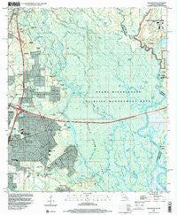 Haaswood Louisiana Historical topographic map, 1:24000 scale, 7.5 X 7.5 Minute, Year 1998