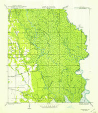 Haaswood Louisiana Historical topographic map, 1:31680 scale, 7.5 X 7.5 Minute, Year 1954