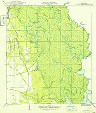 Haaswood Louisiana Historical topographic map, 1:31680 scale, 7.5 X 7.5 Minute, Year 1950