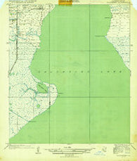 Hackberry Louisiana Historical topographic map, 1:31680 scale, 7.5 X 7.5 Minute, Year 1935