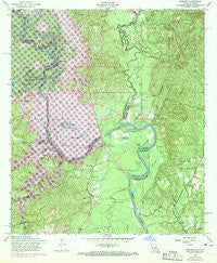 Haddens Louisiana Historical topographic map, 1:24000 scale, 7.5 X 7.5 Minute, Year 1954