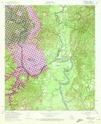 Haddens Louisiana Historical topographic map, 1:24000 scale, 7.5 X 7.5 Minute, Year 1954