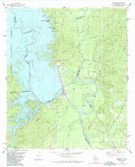 Haddens Louisiana Historical topographic map, 1:24000 scale, 7.5 X 7.5 Minute, Year 1985