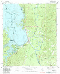 Haddens Louisiana Historical topographic map, 1:24000 scale, 7.5 X 7.5 Minute, Year 1985