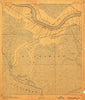 Hahnville Louisiana Historical topographic map, 1:62500 scale, 15 X 15 Minute, Year 1891