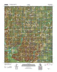 Haile Louisiana Historical topographic map, 1:24000 scale, 7.5 X 7.5 Minute, Year 2012