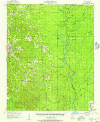 Haile Louisiana Historical topographic map, 1:62500 scale, 15 X 15 Minute, Year 1956