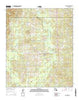 Hall Summit Louisiana Current topographic map, 1:24000 scale, 7.5 X 7.5 Minute, Year 2015
