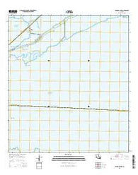 Hammock Lake Louisiana Current topographic map, 1:24000 scale, 7.5 X 7.5 Minute, Year 2015