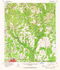 Hammond Louisiana Historical topographic map, 1:62500 scale, 15 X 15 Minute, Year 1959
