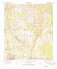 Hammond Louisiana Historical topographic map, 1:62500 scale, 15 X 15 Minute, Year 1974