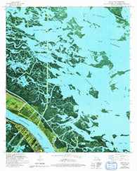 Hanna Louisiana Historical topographic map, 1:24000 scale, 7.5 X 7.5 Minute, Year 1992