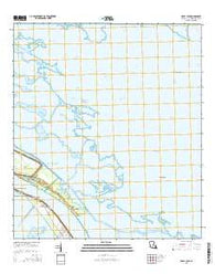 Happy Jack Louisiana Current topographic map, 1:24000 scale, 7.5 X 7.5 Minute, Year 2015