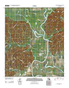 Harrisonburg Louisiana Historical topographic map, 1:24000 scale, 7.5 X 7.5 Minute, Year 2012