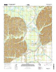Harrisonburg Louisiana Current topographic map, 1:24000 scale, 7.5 X 7.5 Minute, Year 2015
