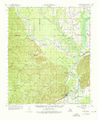 Harrisonburg Louisiana Historical topographic map, 1:62500 scale, 15 X 15 Minute, Year 1959