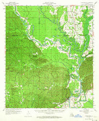 Harrisonburg Louisiana Historical topographic map, 1:62500 scale, 15 X 15 Minute, Year 1959