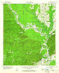 Harrisonburg Louisiana Historical topographic map, 1:62500 scale, 15 X 15 Minute, Year 1959