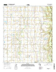 Hathaway Louisiana Current topographic map, 1:24000 scale, 7.5 X 7.5 Minute, Year 2015
