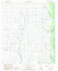 Hathaway Louisiana Historical topographic map, 1:24000 scale, 7.5 X 7.5 Minute, Year 1985