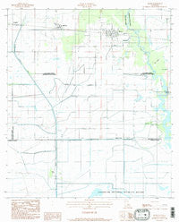 Hayes Louisiana Historical topographic map, 1:24000 scale, 7.5 X 7.5 Minute, Year 1984
