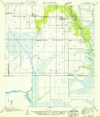 Hayes Louisiana Historical topographic map, 1:31680 scale, 7.5 X 7.5 Minute, Year 1949