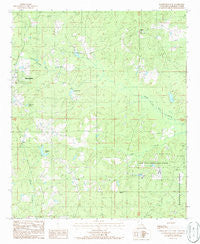 Haynesville East Louisiana Historical topographic map, 1:24000 scale, 7.5 X 7.5 Minute, Year 1986
