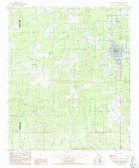 Haynesville West Louisiana Historical topographic map, 1:24000 scale, 7.5 X 7.5 Minute, Year 1986