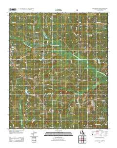 Haynesville East Louisiana Historical topographic map, 1:24000 scale, 7.5 X 7.5 Minute, Year 2012