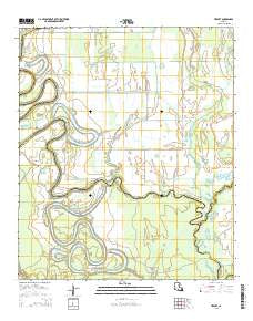 Hebert Louisiana Current topographic map, 1:24000 scale, 7.5 X 7.5 Minute, Year 2015