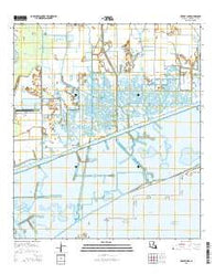 Hebert Lake Louisiana Current topographic map, 1:24000 scale, 7.5 X 7.5 Minute, Year 2015